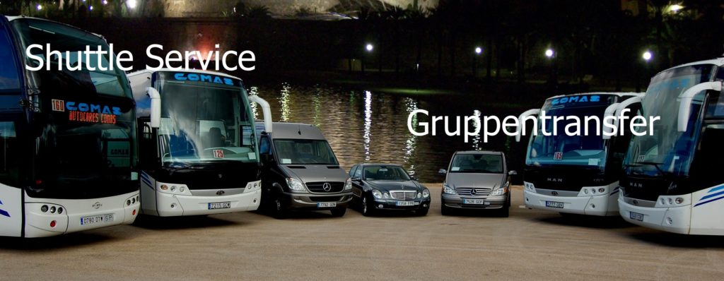 Shuttle Service und Gruppentransfers Mallorca