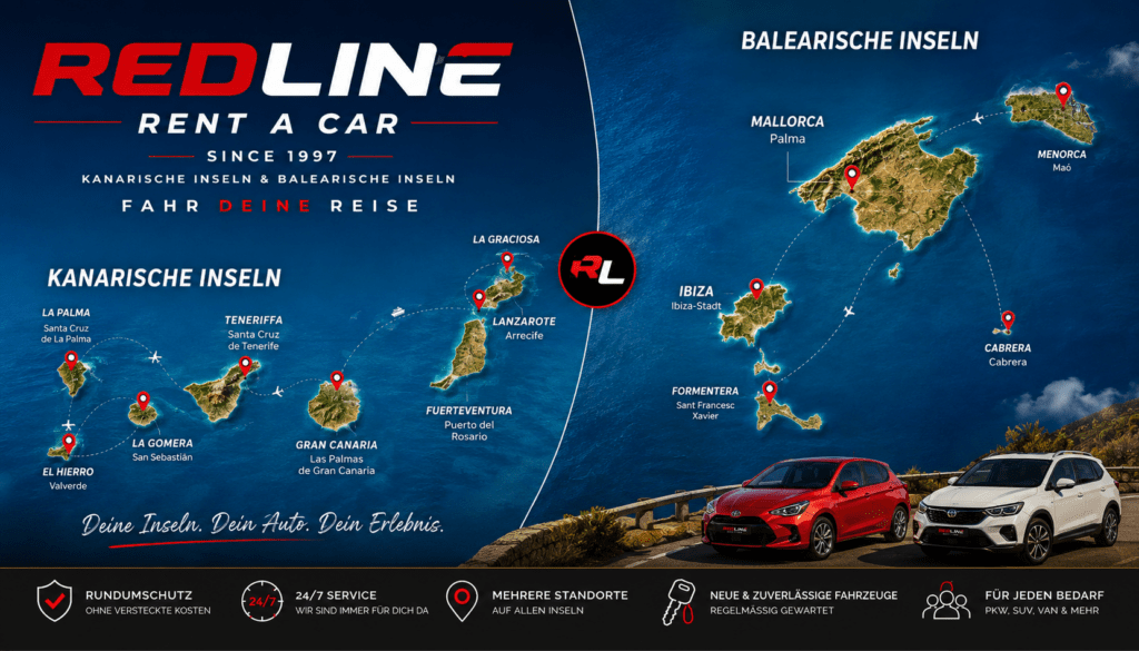 ,Mietwagen Kanaren & Balearen – Red Line Rent a Car